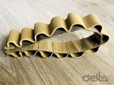 Velcro Gummiband Klettleiste, schwarz